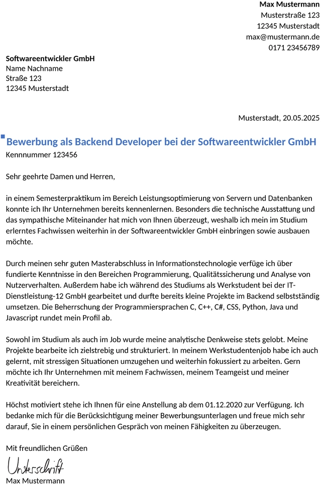 bewerbungsvorlage-backend-developer-berufseinstieg