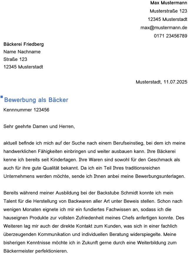 bewerbungsvorlage-baecker-berufseinstieg