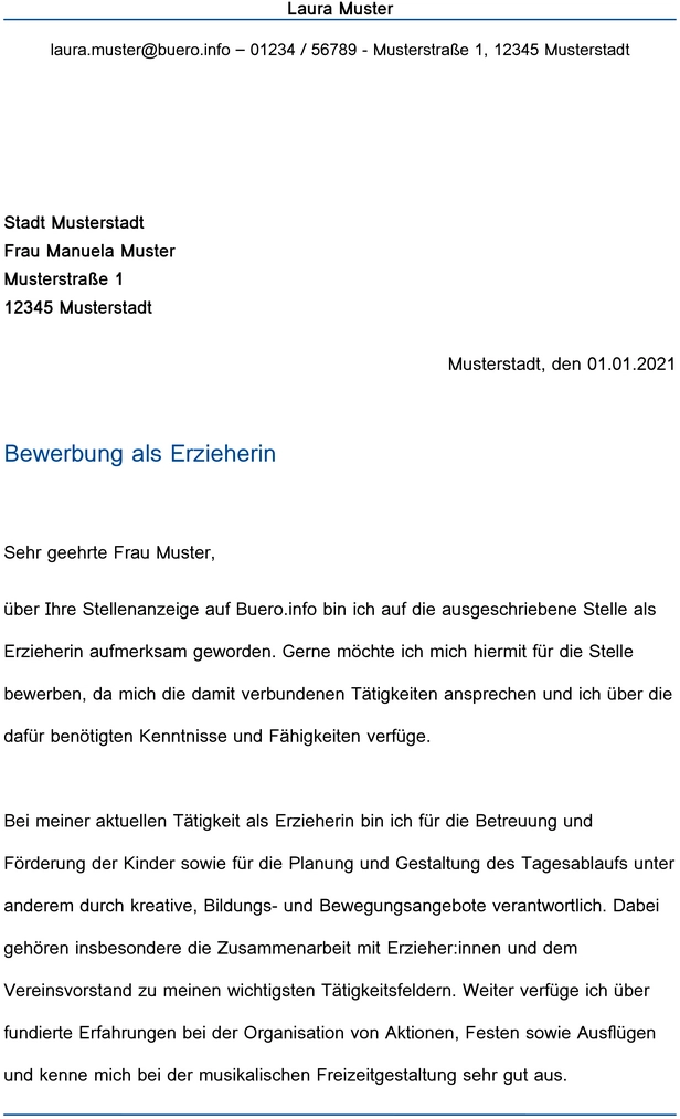 bewerbungsvorlage-erzieherin-bewerbung-gestalten