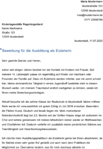 bewerbungsvorlage-fuer-die-ausbildung-als-erzieherin
