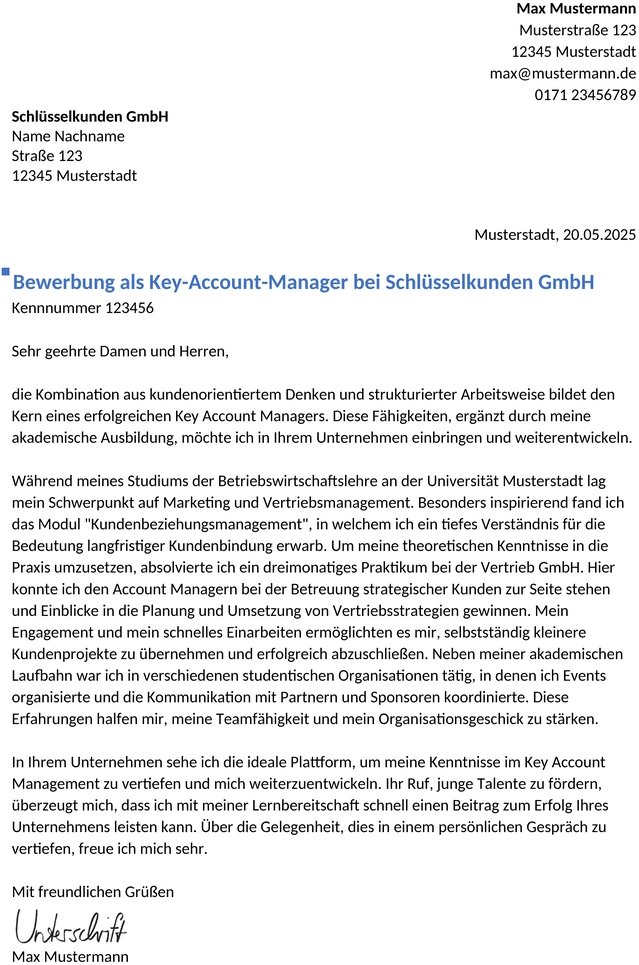 bewerbungsvorlage-key-account-manager-berufseinstieg