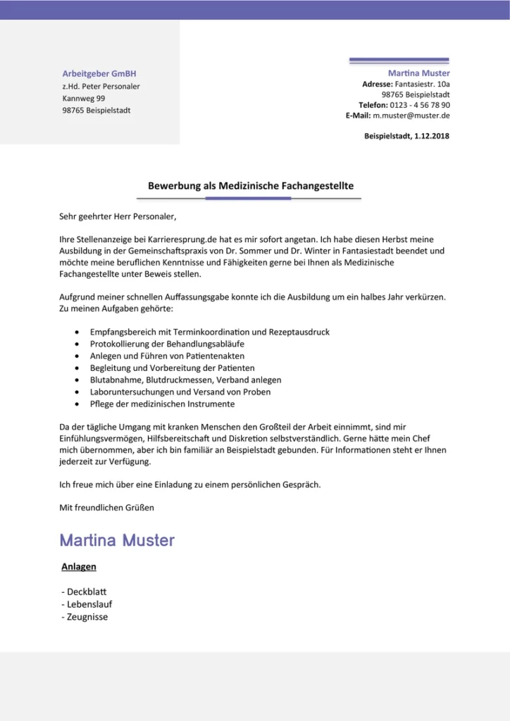 bewerbungsvorlage-medizinische-fachangestellte-anschreiben-vorlage