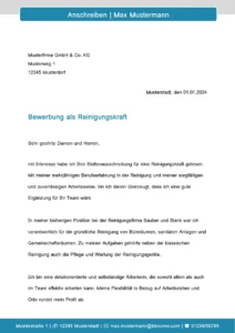 bewerbungsvorlage-reinigungskraft-vorlage-fuer-anschreiben