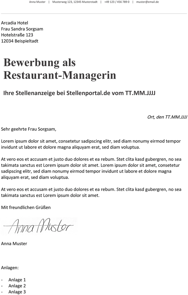 bewerbungsvorlage-restaurant-managerin