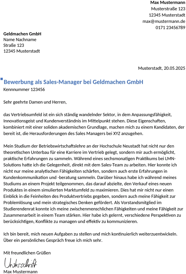bewerbungsvorlage-sales-manager-berufseinstieg