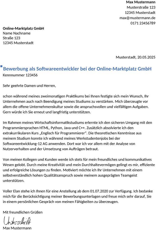 bewerbungsvorlage-softwareentwickler-berufseinstieg