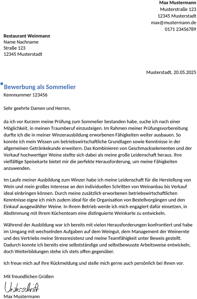 bewerbungsvorlage-sommelier-berufseinstieg