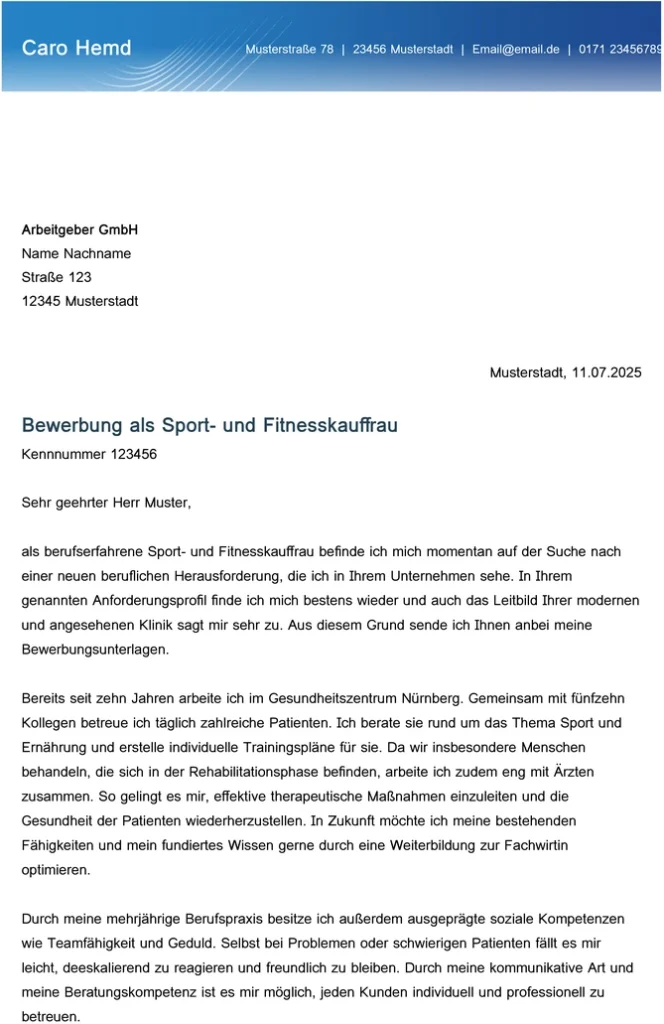 bewerbungsvorlage-sport-und-fitnesskauffrau-muster