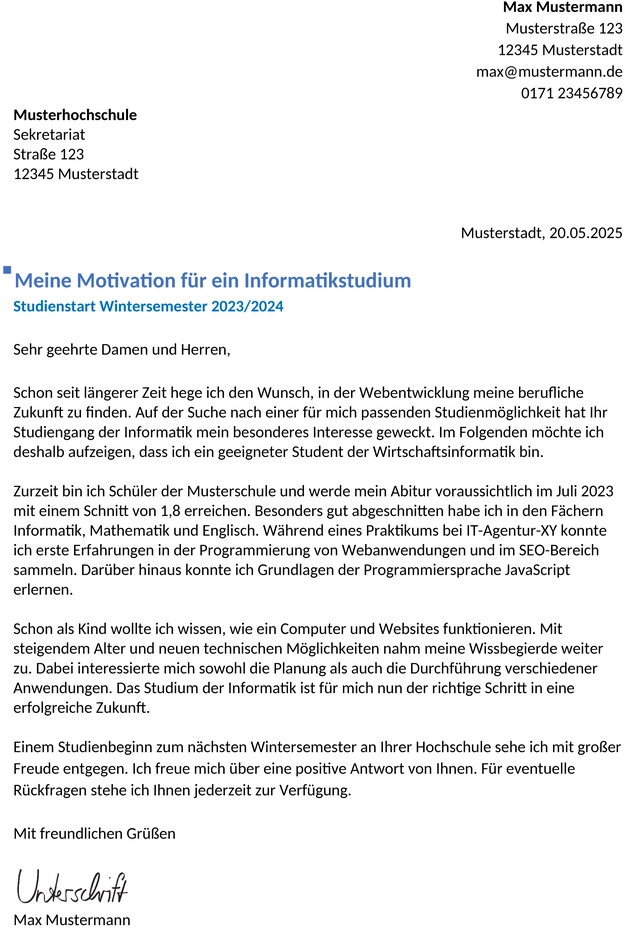 bewerbungsvorlage-web-developer-studium