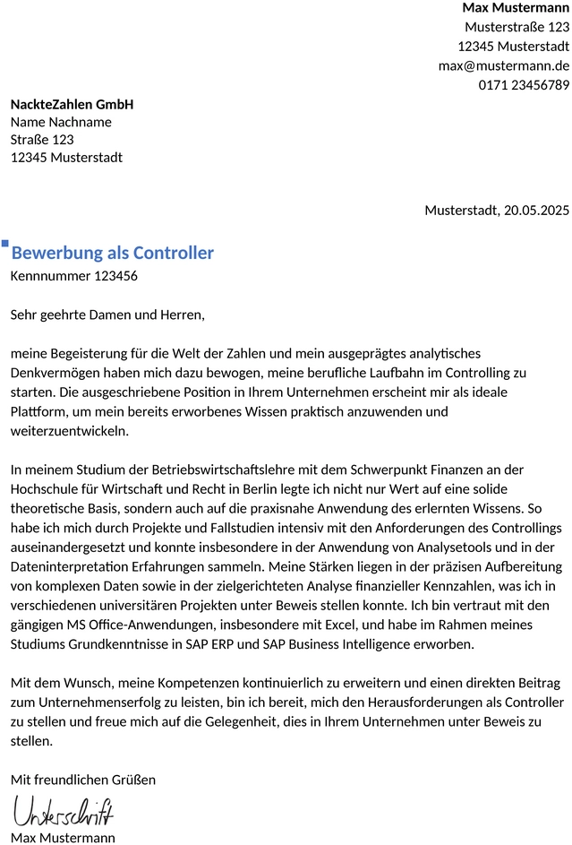 bewerbungsvorlagen-controller-berufseinstieg