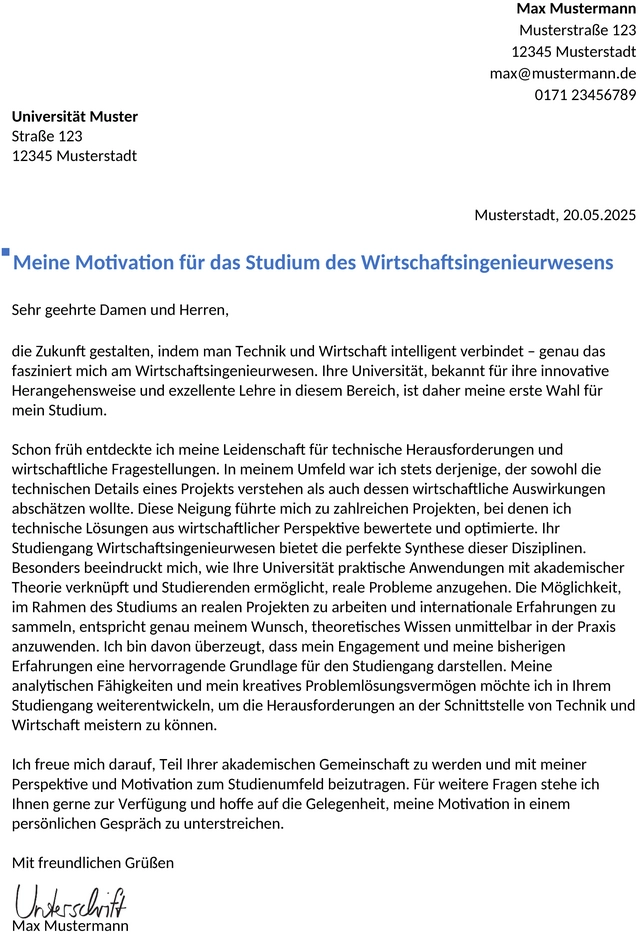 bewerbungsvorlagen-wirtschaftsingenieur-studium