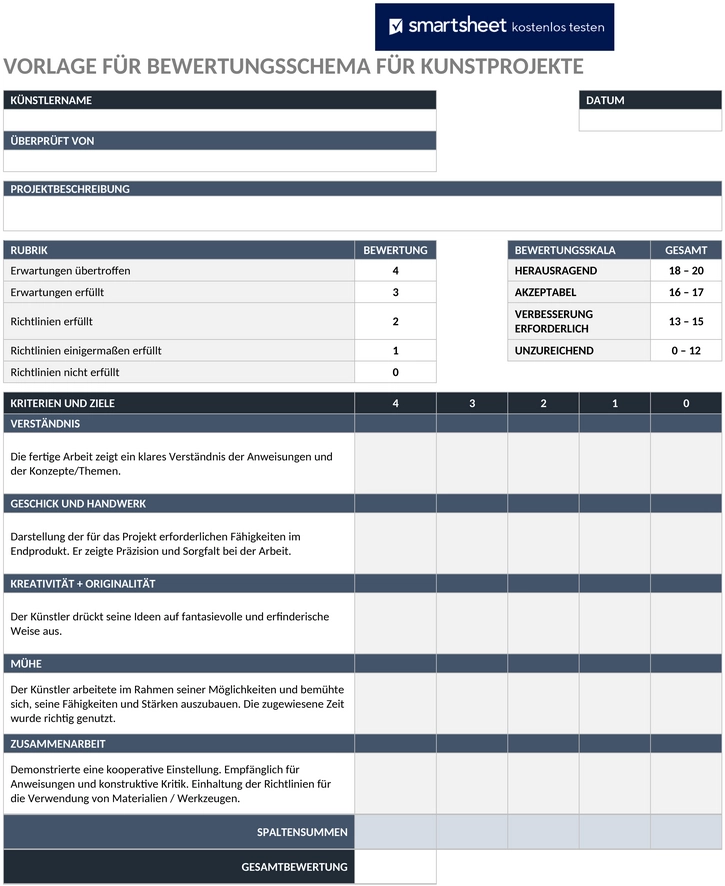 bewertungsmatrix-kunstunterricht-vorlage