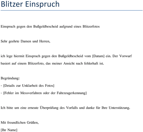 blitzereinspruch-vorlage-fuer-bussgeldbescheid