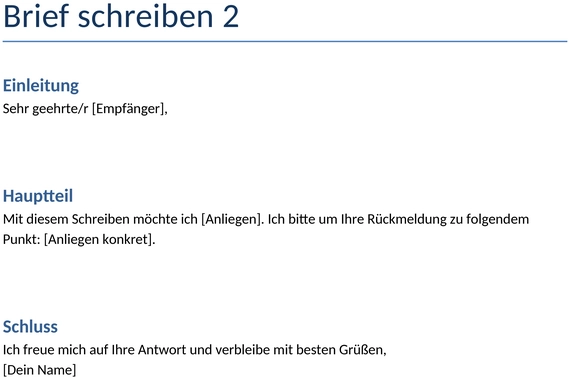 brief-schreiben-vorlage