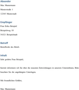 brief-vorlage-fuer-geschaeftliche-korrespondenz