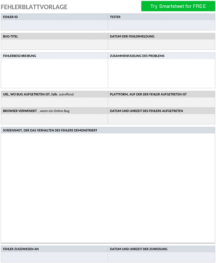 bug-sheet-vorlage-word