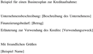 businessplan-zur-kreditausnahme