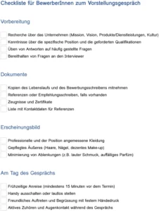 checkliste-fuer-vorstellungsgespraeche-und-bewerbungen