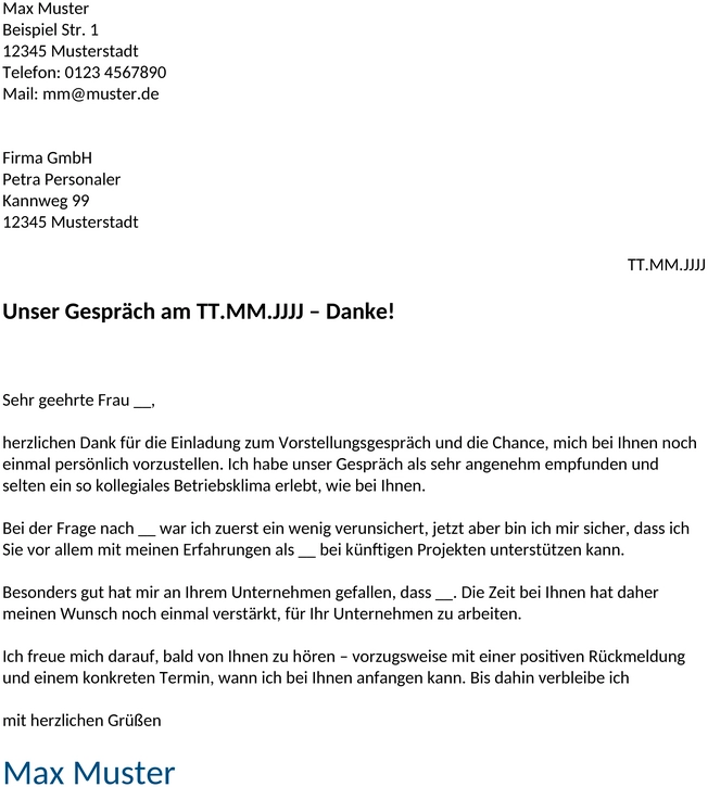 dankesschreiben-vorlage-bewerbung-word