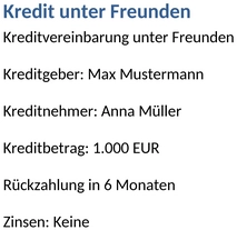 darlehen-unter-freunden