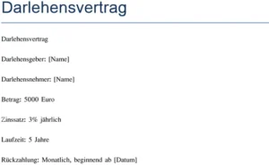 darlehensvertrag-vorlage-fuer-finanzielle-klarheit