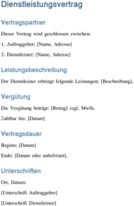 dienstleistungsvertrag-vorlage-erstellen-umsetzung-sicher-qualitaet