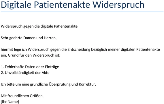 digitale-patientenakte-widerspruch