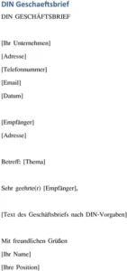 din-geschaeftsbrief-vorlage-fuer-professionelle-korrespondenz