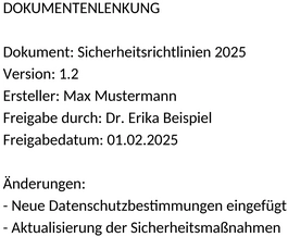 dokumentenlenkung-protokoll