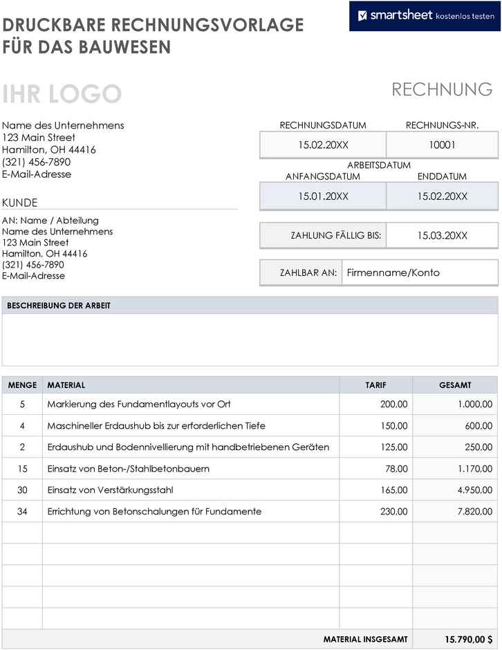druckbare-rechnungs­vorlage-fuer-bauwesen
