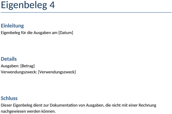 eigenbeleg-ersatzdokument