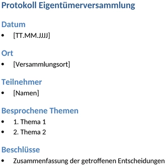eigentuemerversammlung-protokoll