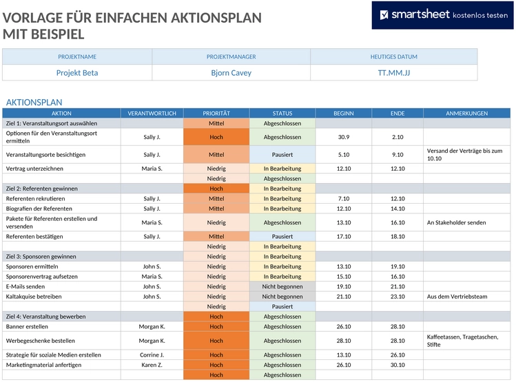 einfacher-aktionsplan-beispiel-word