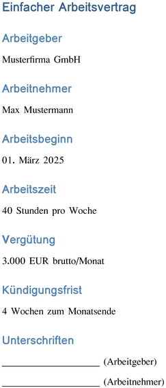 einfacher-arbeitsvertrag-zwischen-arbeitgeber-und-arbeitnehmer
