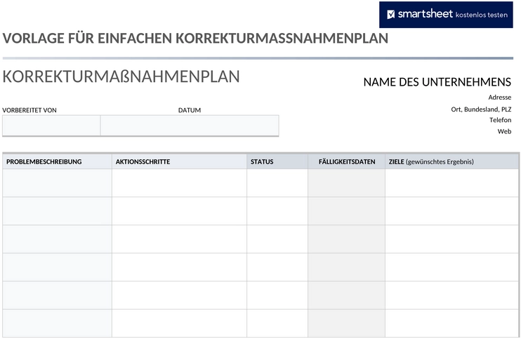 einfacher-korrekturmassnahmen-plan-word