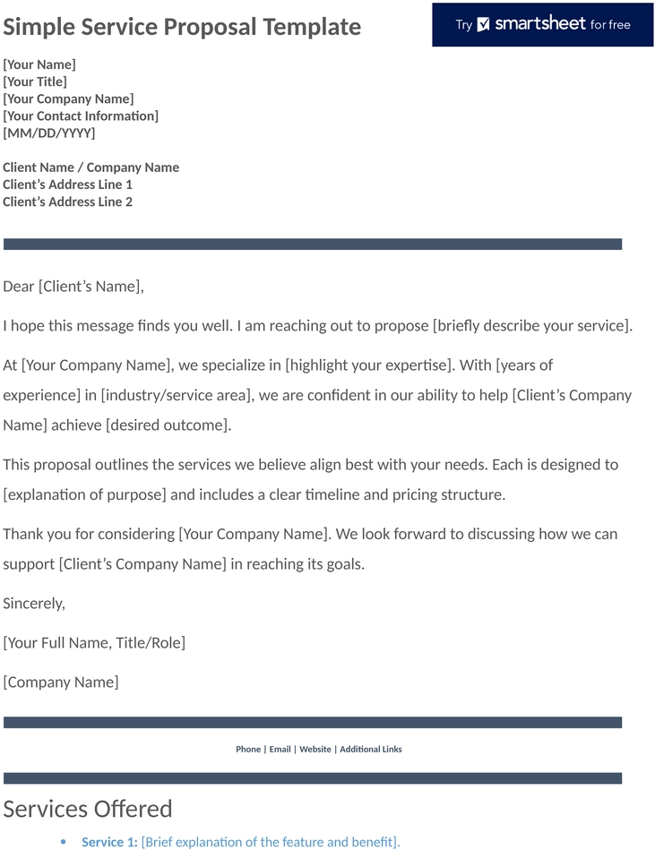 einfacher-service-vorschlag-word-template