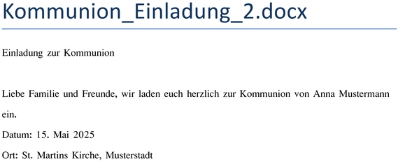 einladung-zur-kommunion-mit-herzlicher-botschaft