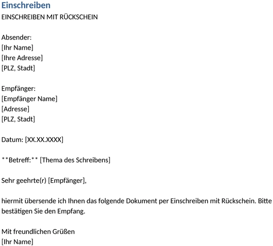 einschreiben-vorlage