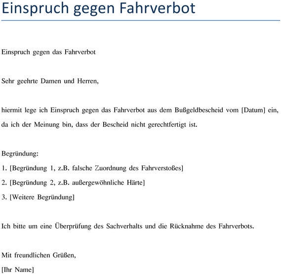 einspruch-gegen-fahrverbot-vorlage-aufsetzen