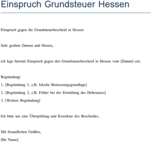 einspruch-gegen-grundsteuerbescheid-hessen