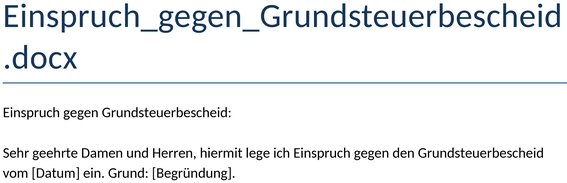 einspruch-gegen-grundsteuerbescheid
