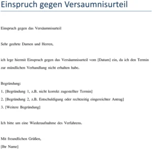 einspruch-gegen-versaeumnisurteil-vorlage