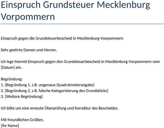 einspruch-grundsteuer-mecklenburg-vorpommern