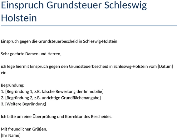 einspruch-grundsteuer-schleswig-holstein