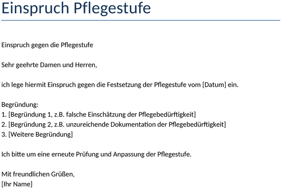 einspruch-pflegestufe-anleitung