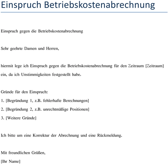 einstieg-einspruch-gegen-betriebskostenabrechnung