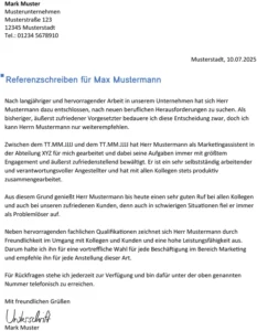 empfehlungsschreiben-vorgesetzter-vorlage