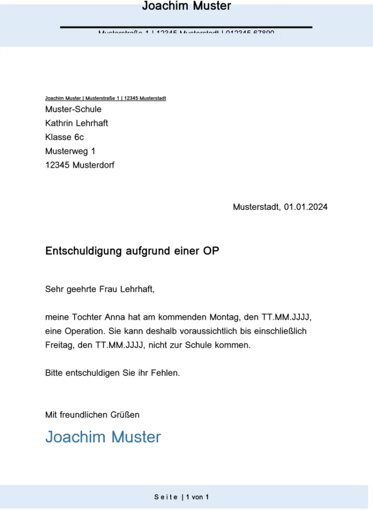 entschuldigung-aufgrund-einer-op-fuer-die-schule