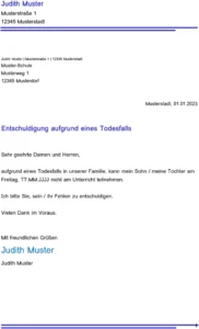 entschuldigung-aufgrund-eines-todesfalls-fuer-die-schule