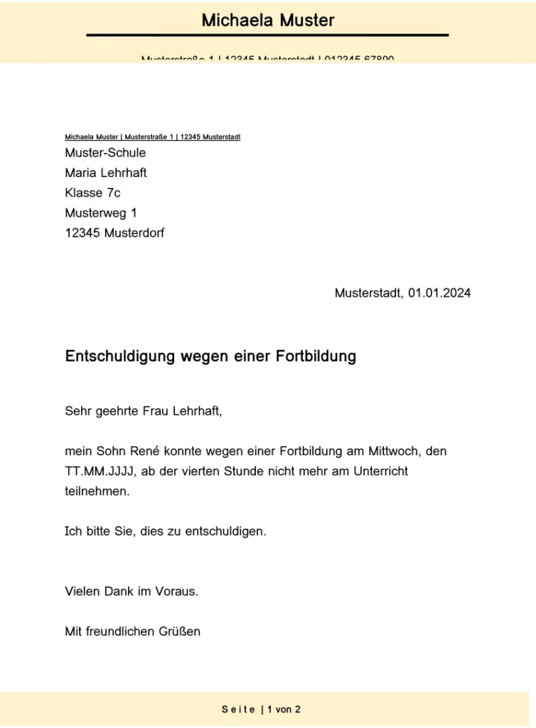 entschuldigung-fortbildung-schule